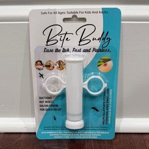 NEW Bite Buddy Insect Bite Itch Relief Tool, Suctions Out Venom Mosquito